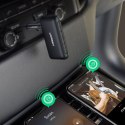 Odbiornik dźwięku audio do samochodu Bluetooth 5.0 AUX mini jack czarny