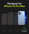 Etui pancerny pokrowiec z ramką iPhone 13 Pro Max Fusion X Design Ticket band czarny