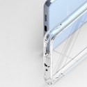 Etui pokrowiec z żelową ramką Galaxy A73 Fusion przezroczysty