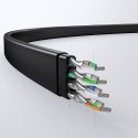Płaski kabel sieciowy patchcord RJ45 LAN Ethernet Cat. 6 2m czarny