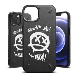 Wytrzymałe etui pokrowiec iPhone 13 mini Onyx Design Graffiti czarny