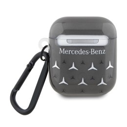 Mercedes Large Star Pattern - Etui AirPods 1/2 gen (czarny)
