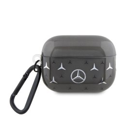 Mercedes Large Star Pattern - Etui AirPods Pro 2 (czarny)