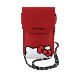 Hello Kitty Leather Hiding Kitty Cord - Torebka crossbody na telefon (czerwony)