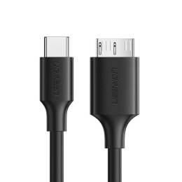 Kabel przewod USB-C - micro USB-B SuperSpeed 3.0 1m czarny