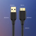 Kabel przewód do dysku USB-A 3.0 - Micro USB-B SuperSpeed 5Gb/s 2m czarny