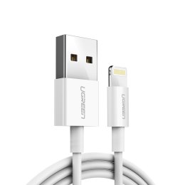 Kabel przewód do iPhone USB - Lightning MFI 1m 2.4A biały