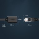 Przedłużacz kabla sieciowego F/UTP Ethernet RJ45 Cat. 6 1000Mb/s 1m czarny