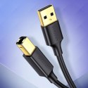 Długi kabel przewód do drukarki USB-A - USB-B 480Mb/s 5m czarny