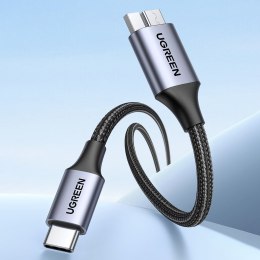 Kabel przewód do dysku USB-C - microUSB-B 3.0 5Gb/s 3A 2m szary