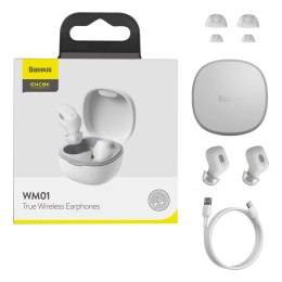 Słuchawki bezprzewodowe TWS Bluetooth 5.0 Encok WM01 Plus białe