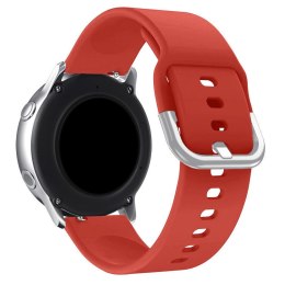 Uniwersalny silikonowy pasek do smartwatcha Silicone Strap TYS szer. 22mm czerwony