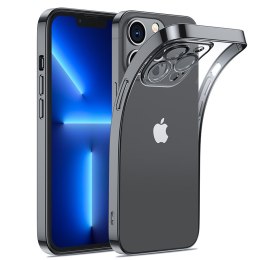 Etui obudowa pokrowiec do iPhone 14 Pro z metaliczną ramką 14Q Case czarny