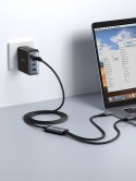 2w1 Kabel przewód Speedy Series USB-C - USB-C / iPhone Lightning 100W 1.5m czarny