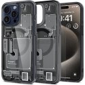 Etui Ultra Hybrid Mag z MagSafe na iPhone 15 Pro Max szaro-czarne