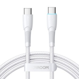 Kabel przewód Starry Series USB-C - USB-C 60W 1m biały