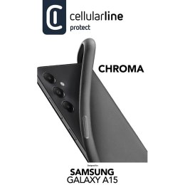 Cellularline Chroma Case - Etui Samsung Galaxy A15 4G / 5G (czarny)