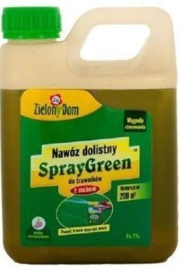 Nawóz SprayGreen do Trawników z Mchem - ZAPAS 950ml Zielony Dom