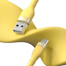 Kabel przewód USB-A - USB-C 480Mb/s 12W 2m żółty