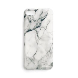 Marble żelowe etui pokrowiec marmur iPhone 11 Pro biały