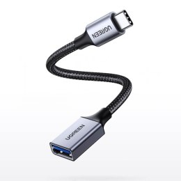 Adapter przejściówka kabla USB-C na USB-A 5Gb/s 15cm czarny