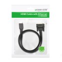 Dwukierunkowy kabel przewód HDMI - DVI 2m czarny