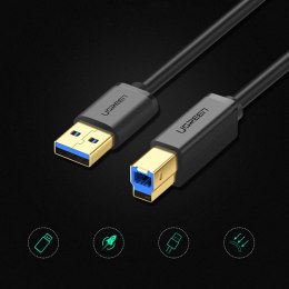 Kabel przewód do drukarki USB-A - USB-B 5Gb/s 2m czarny