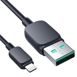 Kabel przewód do iPhone Lightning - USB 2.4A 1.2m czarny