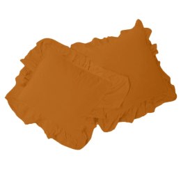 Poszewka bawełniana komplet SUDAN BROWN/2x40x40 STONEWASHED