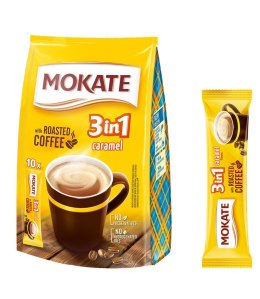 Mokate Caramel 3 w 1 Napój Kawowy 10 szt.