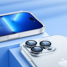 Case etui iPhone 14 Pro Max obudowa pokrowiec z osłoną na aparat przezroczysty 14Q