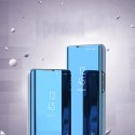 Błyszczące etui z klapką do Xiaomi 13 Lite Clear View Case czarny