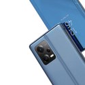 Błyszczące etui z klapką do Xiaomi Redmi Note 12 5G / Poco X5 Pro 5G Clear View Case różowy