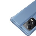 Błyszczące etui z klapką do Xiaomi Redmi Note 12 Pro / Poco X5 Pro 5G Clear View Case czarny