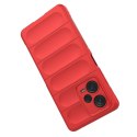 Etui elastyczny pokrowiec do Xiaomi Redmi Note 12 Pro+ Magic Shield Case czerwony